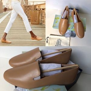 Birdies The Starling Taupe Leather Slip 